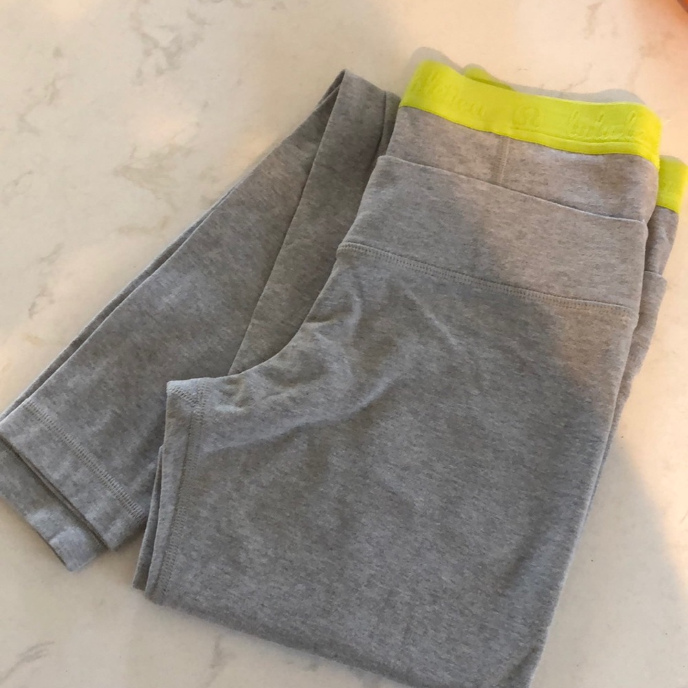 Lululemon Grey Cotton Leggings